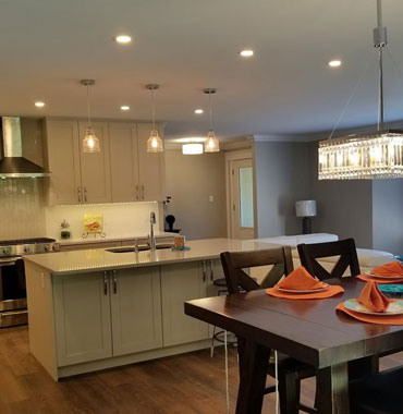 rebuilt entire inside of home from studs up